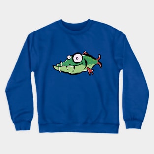 not so pretty fish Crewneck Sweatshirt